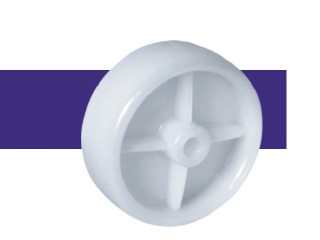 10系列小型白尼龙脚轮